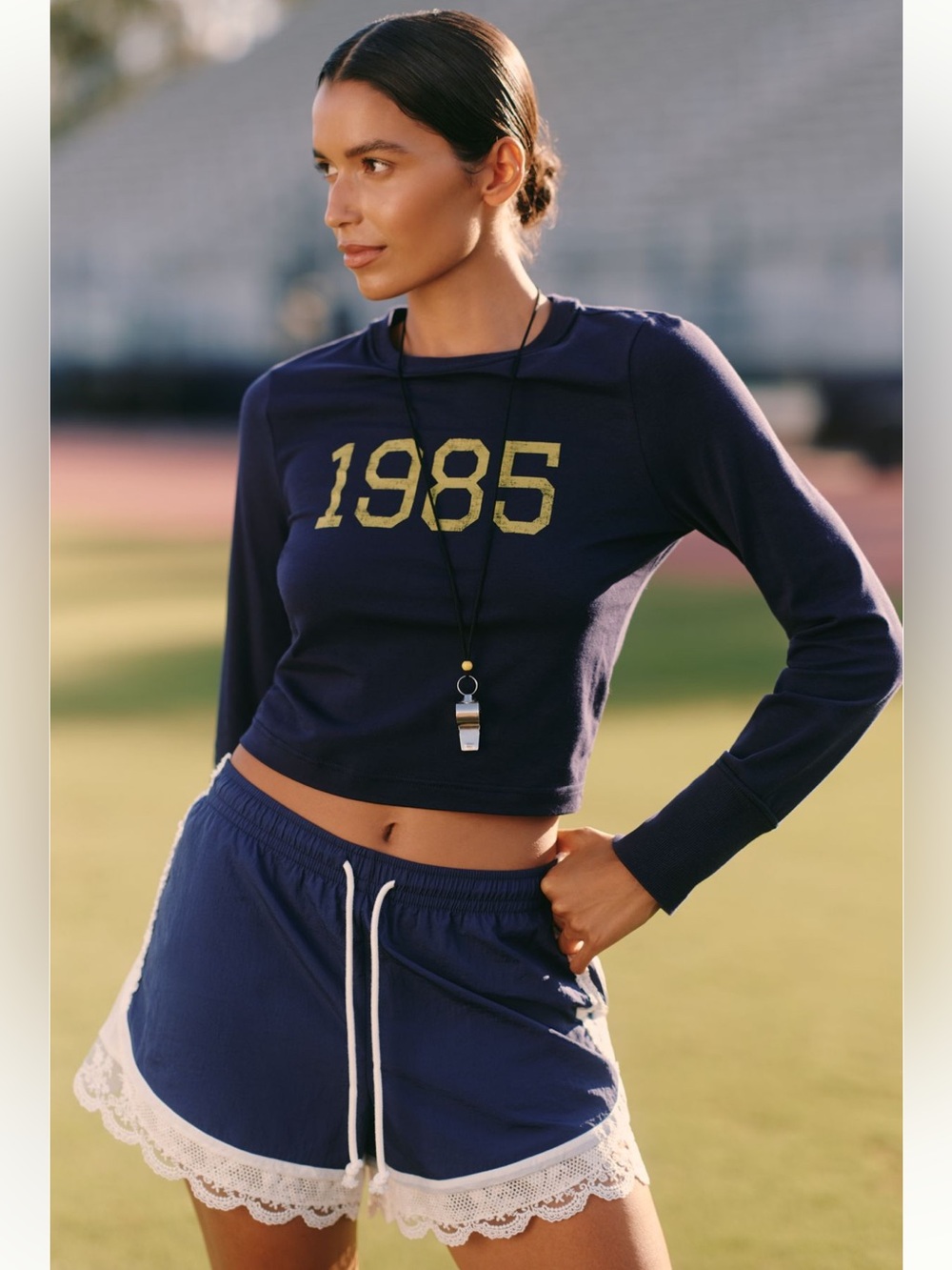 Anthropologie Daily Practice Annual Crew-Neck Top